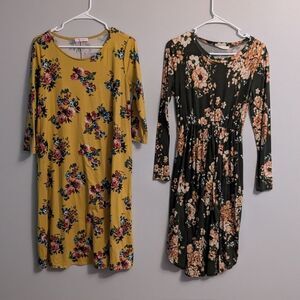 Bundle of 2 Neesees Dresses - Size Medium